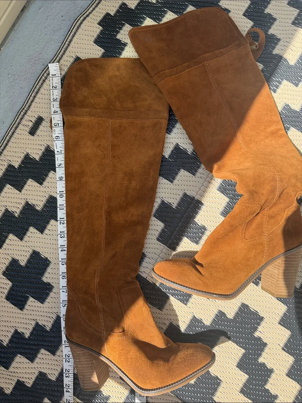 Franco Sarto Elnora Tall Suede Heeled Boots